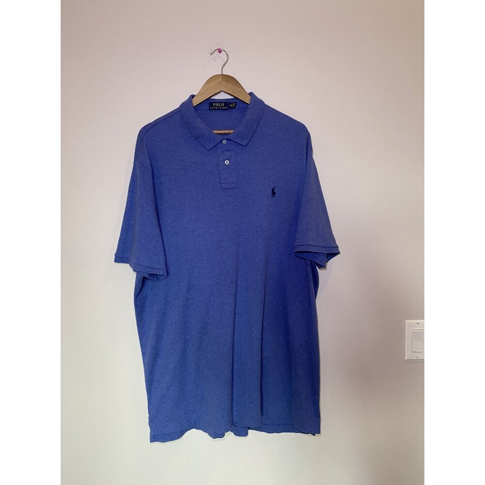 Polo Ralph Lauren Blue Polo Shirt XXL 2 Button Classic Fit